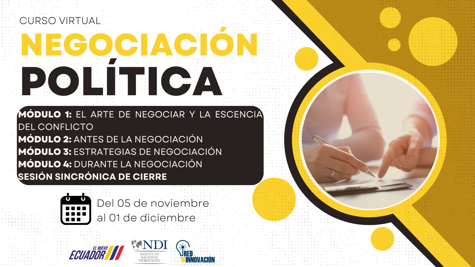 Negociación política NP